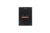 Rhodia No. 11 A7 Notepad - Black, Graph