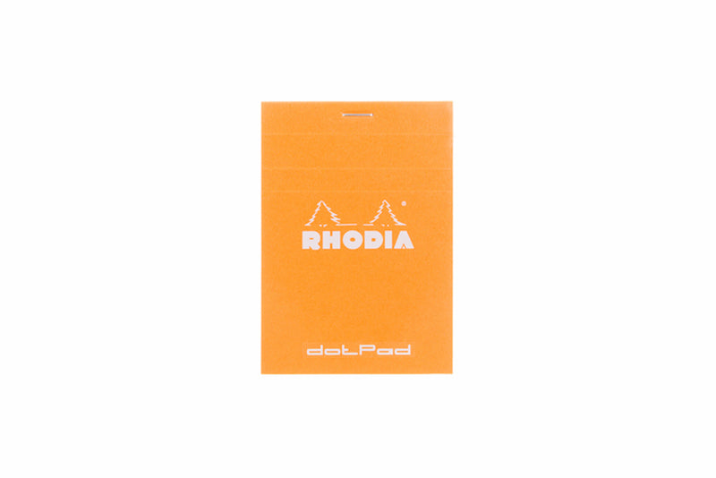 Rhodia No. 12 Small Notepad - Orange, Dot Grid