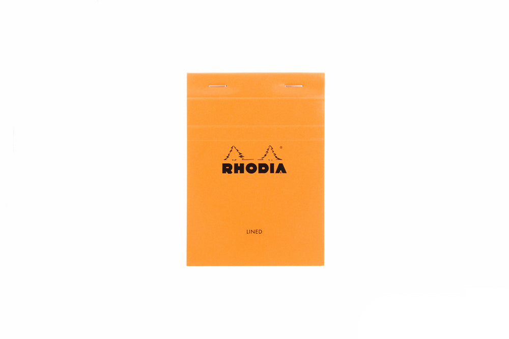 Rhodia No. 13 A6 Notepad - Orange, Lined