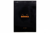 Rhodia No. 18 A4 Notepad - Black, Blank