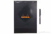 Rhodia No. 18 A4 Notepad - Black, Graph