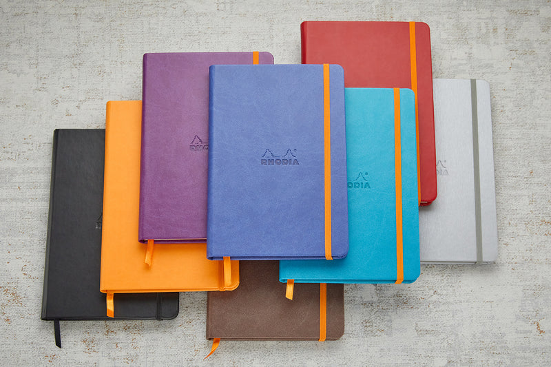Rhodia A5 Webnotebook - Black, Dot Grid