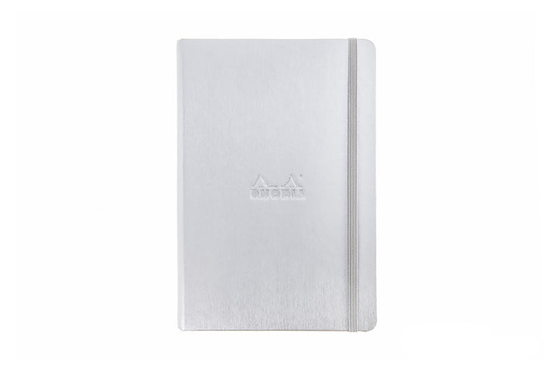 Rhodia A5 Webnotebook - Silver, Dot Grid