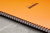 Rhodia Classic Wirebound Notebook - Orange, Lined (8.86 x 11.69)