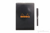 Rhodia No. 16 Top Wirebound A5 Notepad - Black, Lined
