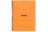 Rhodia Classic Wirebound Notebook - Orange, Lined (8.86 x 11.69)