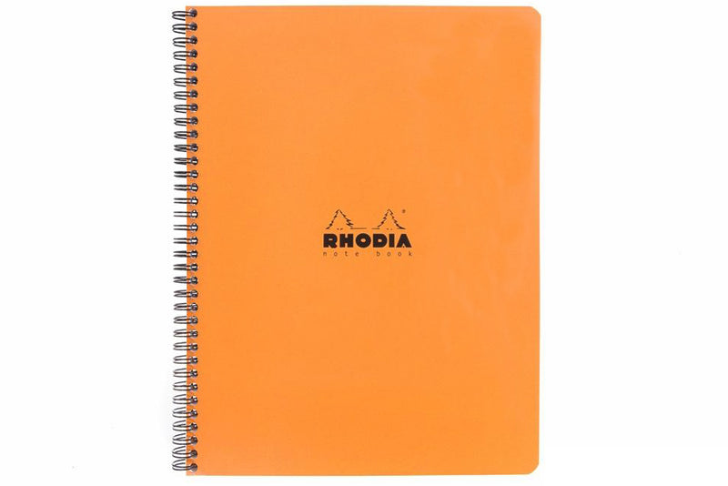 Rhodia Classic Wirebound Notebook - Orange, Lined (8.86 x 11.69)