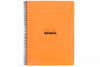 Rhodia Classic Wirebound Notebook - Orange, Lined (8.86 x 11.69)