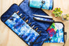 Rickshaw Bagworks Deluxe 8-Pen Roll - Inky Blue