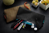 Rickshaw Bagworks Plush Pen/Gadget Pouch - Stout Brown/Mandarin