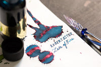 Robert Oster Lake of Fire - Ink Sample
