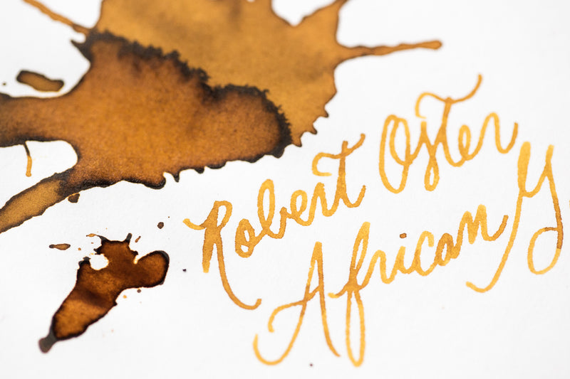 Robert Oster Heart of Gold - Ink Sample