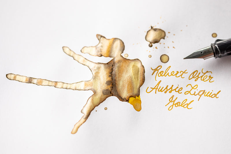 Aussie Gold Ink Robert Oster Aussie Liquid Gold - Ink Sample - The Goulet Pen Company