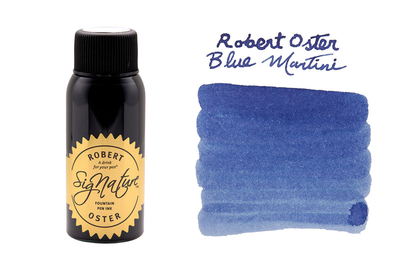 Robert Oster Blue Martini - 50ml Bottled Ink
