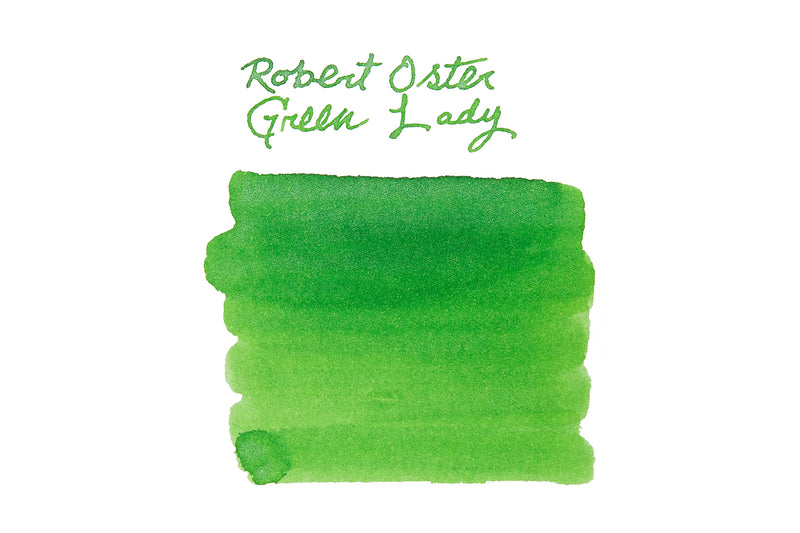 Robert Oster Green Lady - Ink Sample