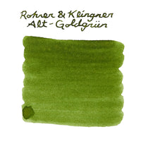 Rohrer & Klingner Alt-Goldgrun - Ink Sample