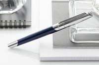 S.T. Dupont Defi Millennium Fountain Pen - Shiny Blue