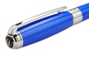 S.T. Dupont Line D Large Fountain Pen - Diamond Guilloche Sapphire