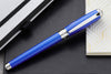 S.T. Dupont Line D Large Fountain Pen - Diamond Guilloche Sapphire