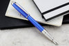 S.T. Dupont Line D Large Fountain Pen - Diamond Guilloche Sapphire