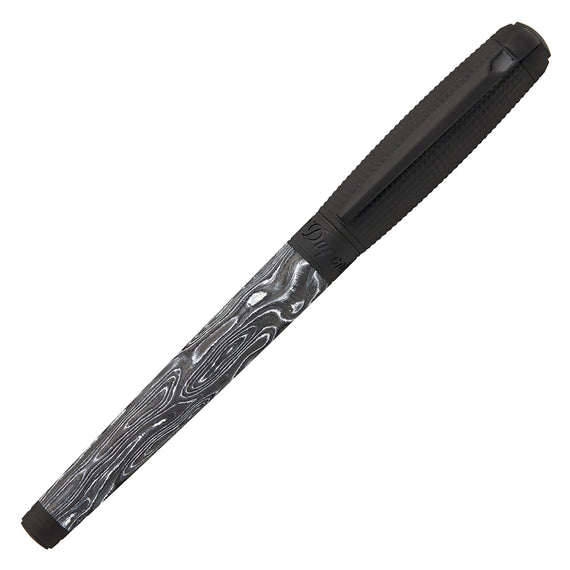 S.T. Dupont Line D Large Carbon Fountain Pen - Dark Storm