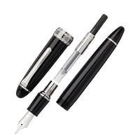 Sailor 1911L Naginata Togi Fountain Pen - Black/Silver