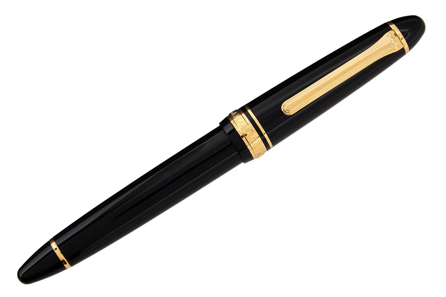 Sailor 1911 Standard Black/Gold Fountain Pen - Fine