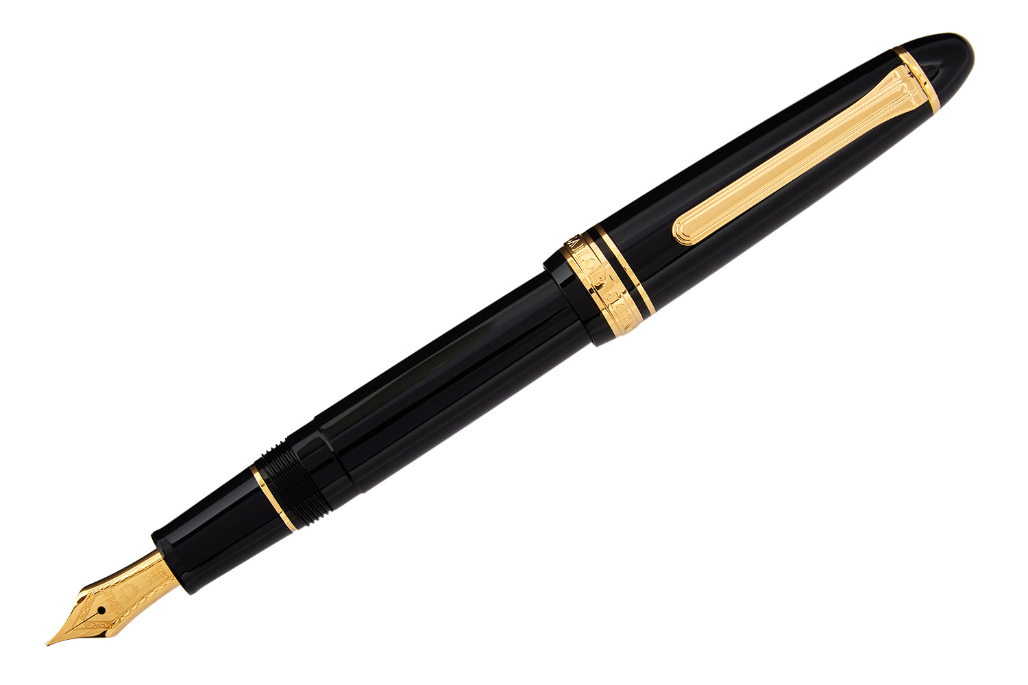 Sailor 1911 Standard Black/Gold Fountain Pen - Fine