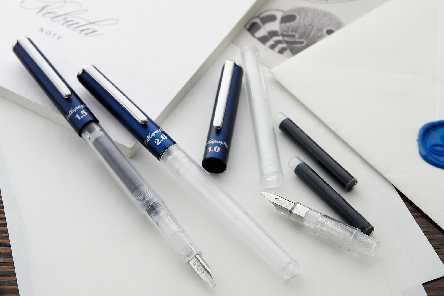 Sailor Compass Calligraphy Fountain Pen - HighAce Neo - 1.0 mm