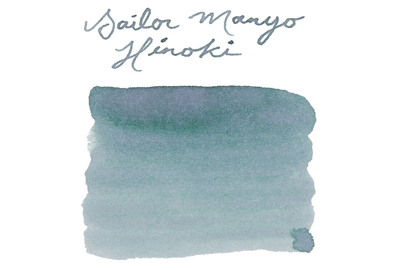 Sailor Manyo Hinoki - Ink Sample