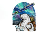 Sailor Pro Gear Slim Fountain Pen - Northern Lights Blue
