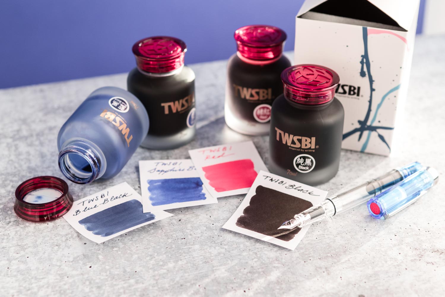 TWSBI Fountain Pen Ink – Sapphire Blue, 70mL Bottle – The Nibsmith