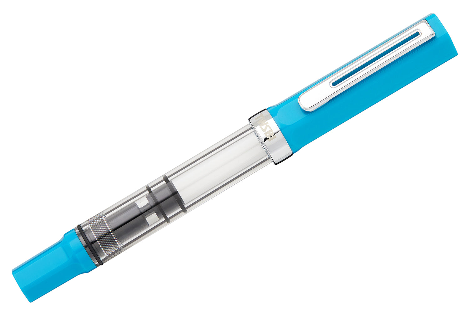 TWSBI ECO-T Kolbenfüllhalter – Mint Blau, Mit Dreieckigem Griff Für Besseren Halt