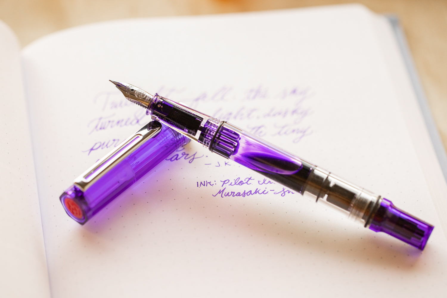 TWSBI ECO Fountain Pen - Transparent Purple - The Goulet Pen Company
