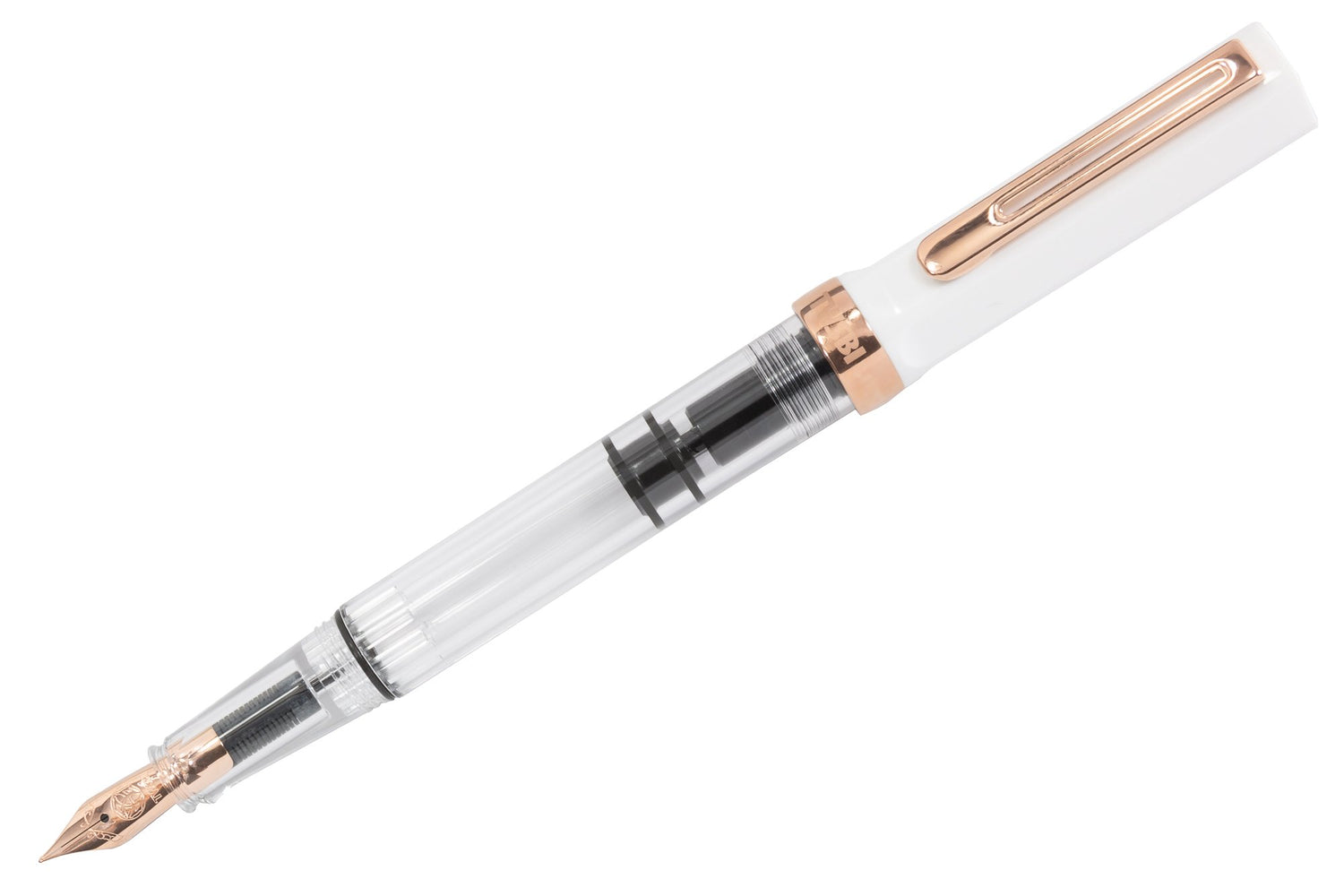 TWSBI Eco Fountain Pen - White Rose Gold Fine