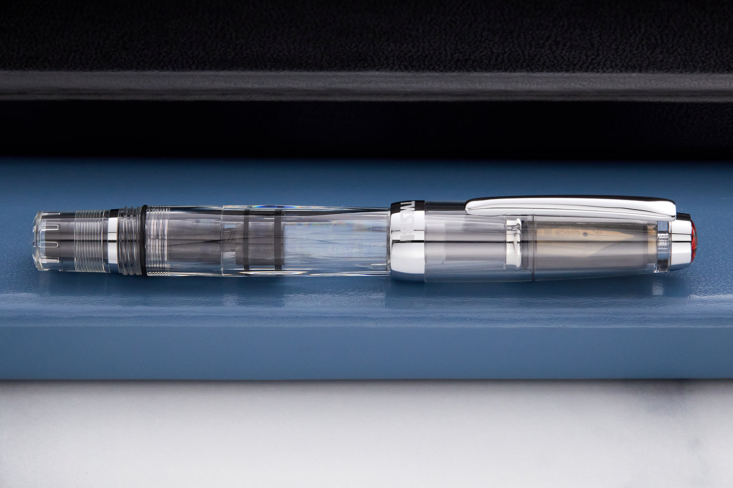 TWSBI Stylo Plume Diamond Mini Clear - Transparent Avec Piston, Plume Moyenne