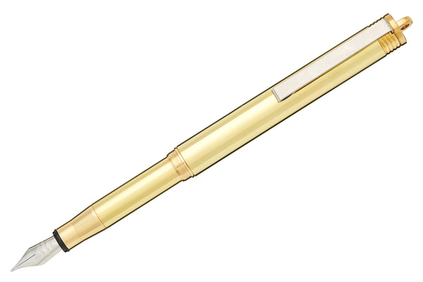 Traveler's Company Brass Fountain Pen - The Goulet Pen Company