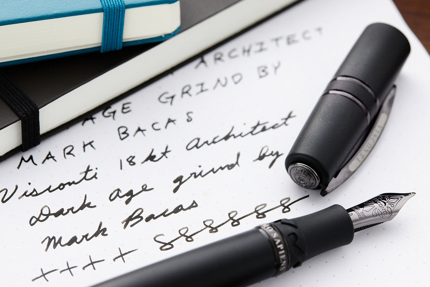 Visconti Homo Sapiens Fountain Pen Dark Age (Custom Nib Grind