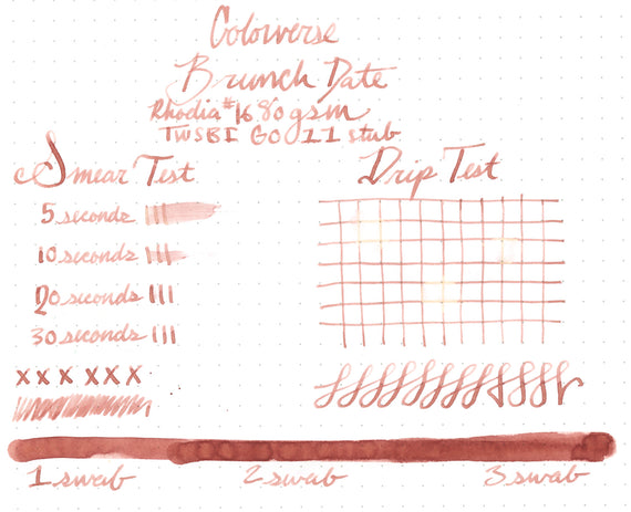 Colorverse Brunch Date fountain pen ink