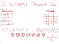 De Atramentis Document Ink Red - Ink Sample