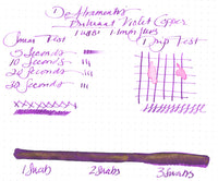 De Atramentis Pearlescent Brilliant Violet-Copper - Ink Sample