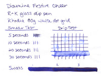 Diamine Festive Cheer - Ink Sample
