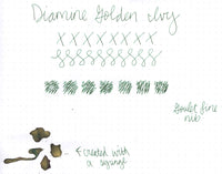 Diamine Golden Ivy - Ink Sample