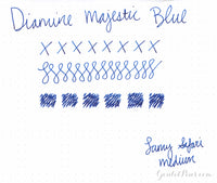 Diamine Majestic Blue - Ink Sample