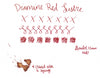 Diamine Red Lustre - Ink Sample
