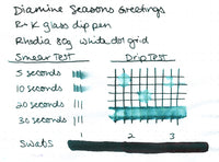 Diamine Seasons Greetings - Ink Sample