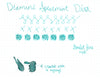 Diamine Spearmint Diva - Ink Sample