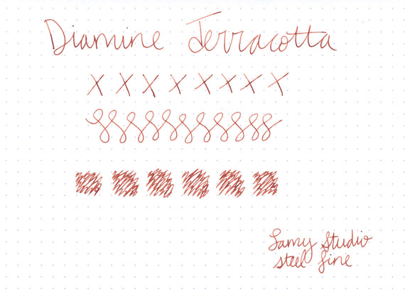 Diamine Terracotta fountain pen ink