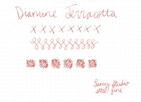 Diamine Terracotta - Ink Sample