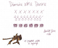 Diamine Wine Divine - Ink Sample